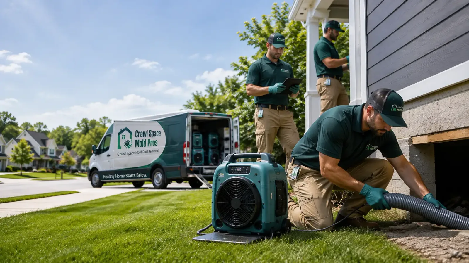Crawl Space Mold Removal in Burghill, OH